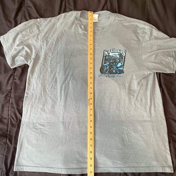 2021 Sturgis Shirt Motorcycle Rally South Dakota 81st Annual XL BLUE - Picture 5 of 8